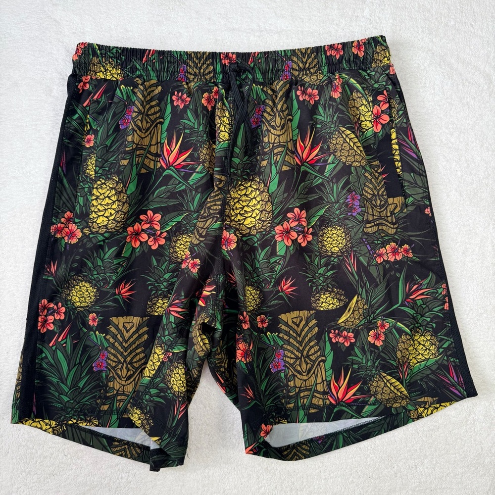 Project X Men's Size XL Tropical Swim Hybrid Shorts 9" Inseam